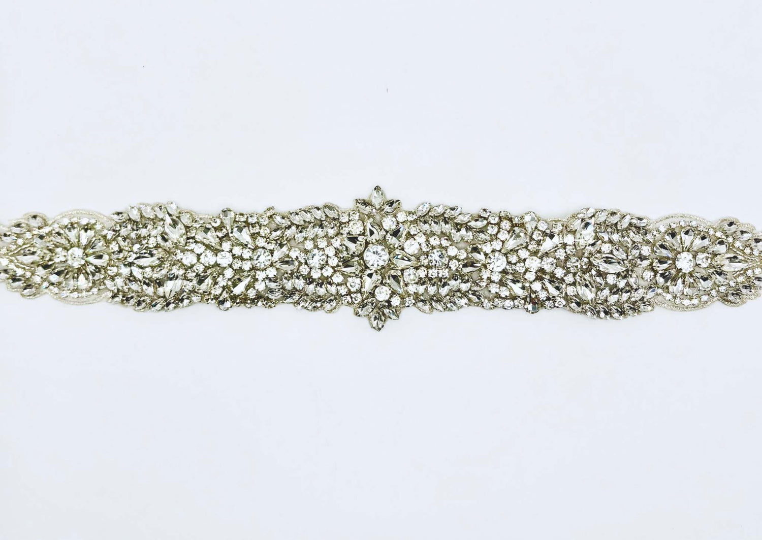 Rhinestone Applique Belts