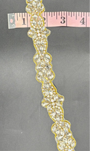 Emma's Yardage handmade rhinestone trim in various colors.