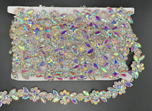 Taylor Yardage Chain Back "D" Setting with colorful gemstones.