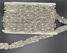 Madison's Yardage clear rhinestones trim.