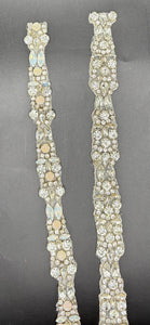Madison's Yardage clear rhinestones fabric trim