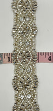 Victorian yardage, 2-inch wide Rhinestones Beads and Pearls Trim