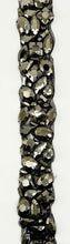 Handmade rhinestone multi-stone yardage in various colors, 1-inch wide trim.