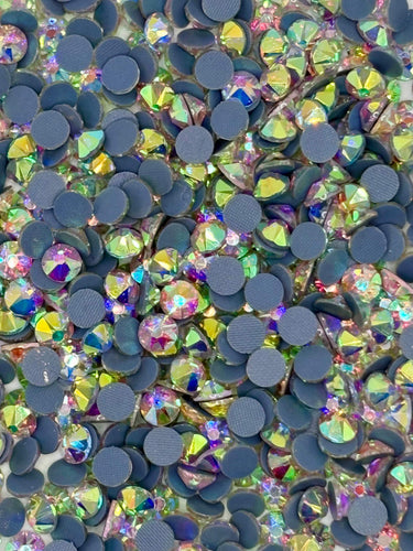 30SS Flat Back Rhinestones, vibrant and colorful, 144 pieces.