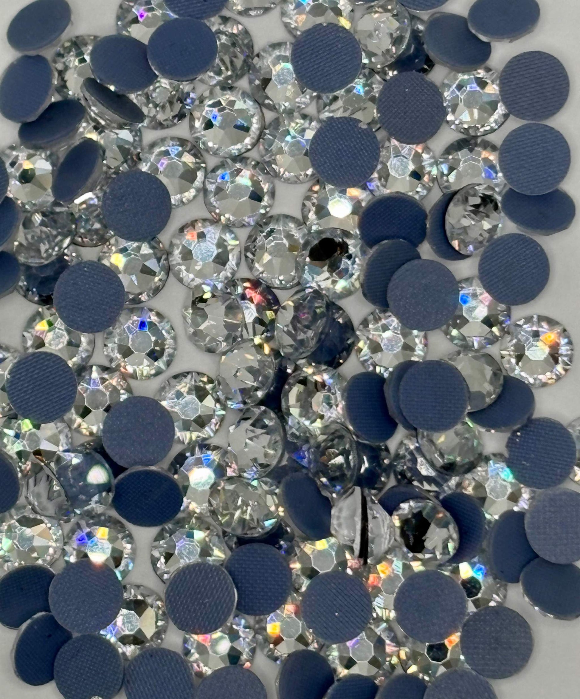 SS40 Flat Back Rhinestones, 144 pieces in a pile.