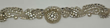 "Zoey" Rhinestone bridal belt with handmade design and sparkling details.