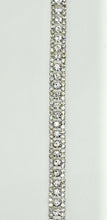 "Vanessa" Rhinestone Chain Back Yardage, 1/4" width, handmade rhinestones.